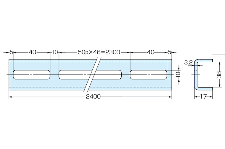 Ｕカナグ　Ｕ－３８Ｋ－３Ｃ （三価クロメート）