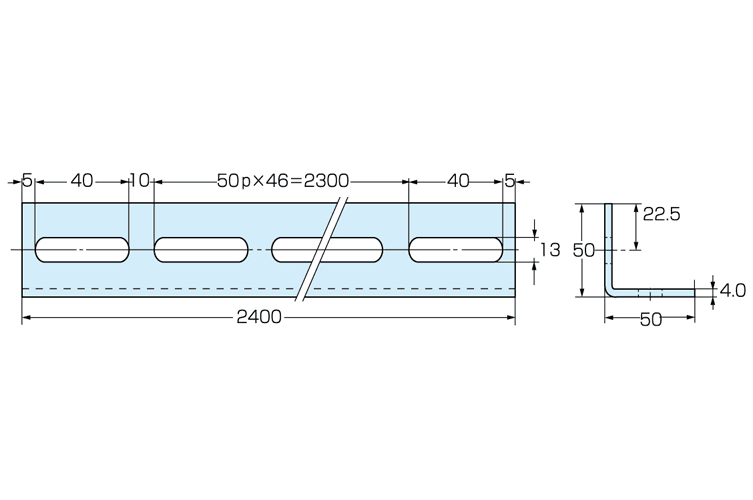 ﾏﾙﾁｱﾝｸﾞﾙ　Ｌ－５０Ｓ－ＳＵＳ－2.4 （ステンレス製）