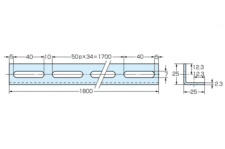 ﾏﾙﾁｱﾝｸﾞﾙ　Ｌ－２５Ｗ－３Ｃ （三価クロメート）