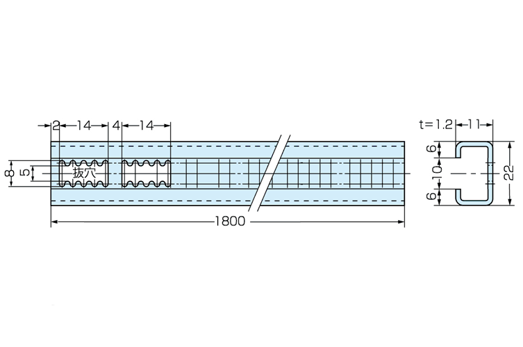 ﾏﾙﾁﾁｬﾝﾈﾙ　ＫＣ－２２Ｓ-３Ｃ （三価クロメート）