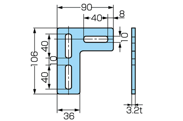 ユニカナグ　ＵＮ－３８Ｌ－３Ｃ (三価クロメート)