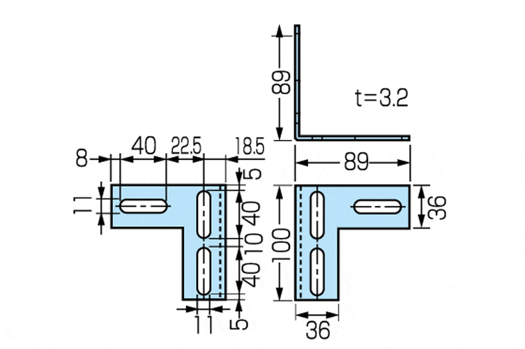 ユニカナグ　ＵＮ－４０ＴＬ－Ｚｎ （溶融亜鉛メッキ）