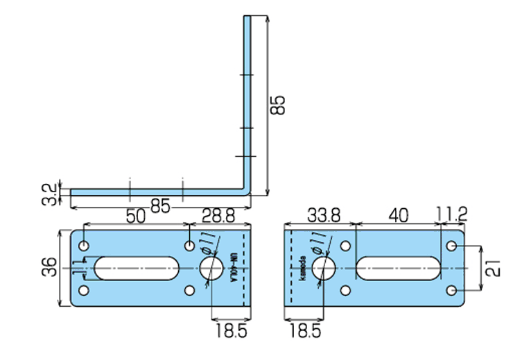 ユニカナグ　ＵＮ－４０ＡＡ－３Ｃ (三価クロメート)