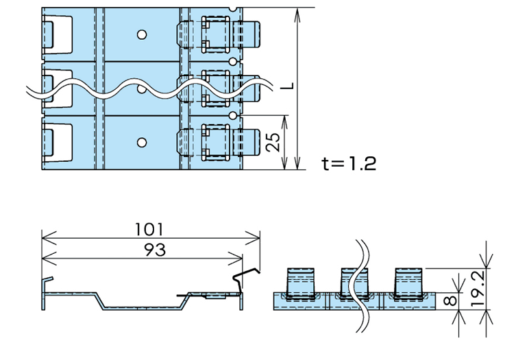 協約形カナグ　ＫＢＫ－０２Ｐ バネツメ組込品