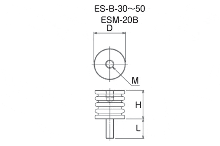 ESｽﾍﾟｰｻｰ難燃性 ＥＳＭ-Ｂ-２０-４-Ｖ０ 【RoHS10対応品】　難燃性UL94-V0