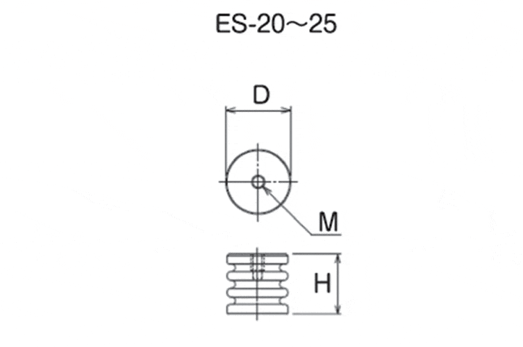 ESｽﾍﾟｰｻｰ難燃性 ＥＳ-２０-６-Ｖ０ 【RoHS10対応品】　難燃性UL94-V0